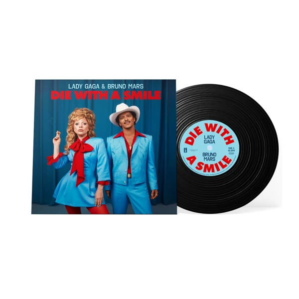 Lady Gaga & Bruno Mars - Die With a Smile - Vinyle 7" - Vinyl Collector Store