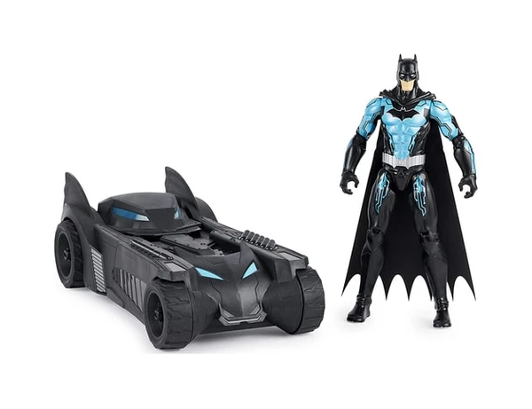 Batman Tech 30cm et sa Batmobile