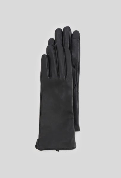 Gants longs tactiles en cuir (taille 7,5)