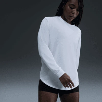 Haut à manches longues Dri-FIT Nike One Relaxed pour femme