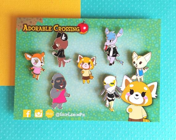 Pins Set - Adorable Crossing collection