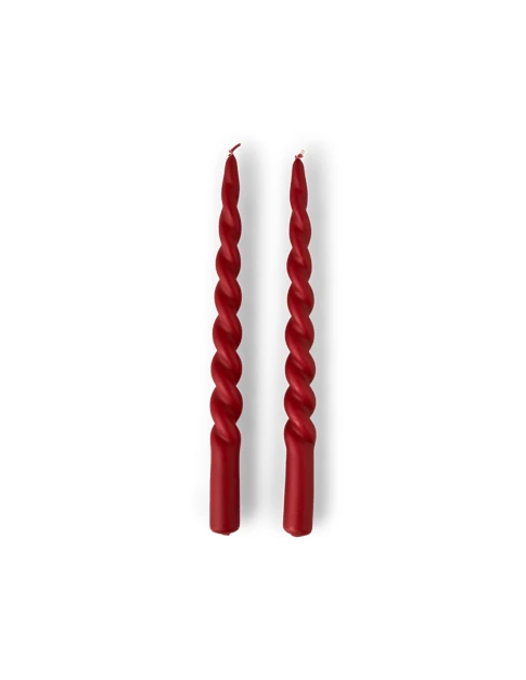 Bougies torsadées 28 cm
