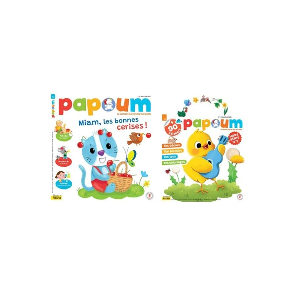 Papoum - Abonnement Annuel 12 Numéros + 4 Hors Série