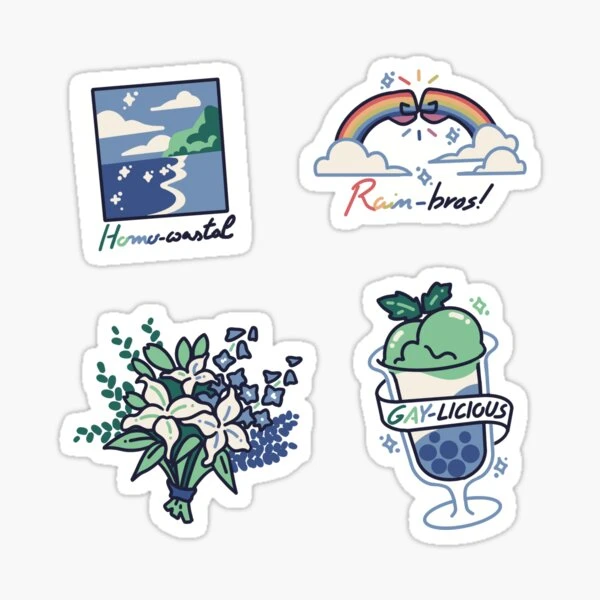 Gay Memes - Feuille d'autocollants | Sticker