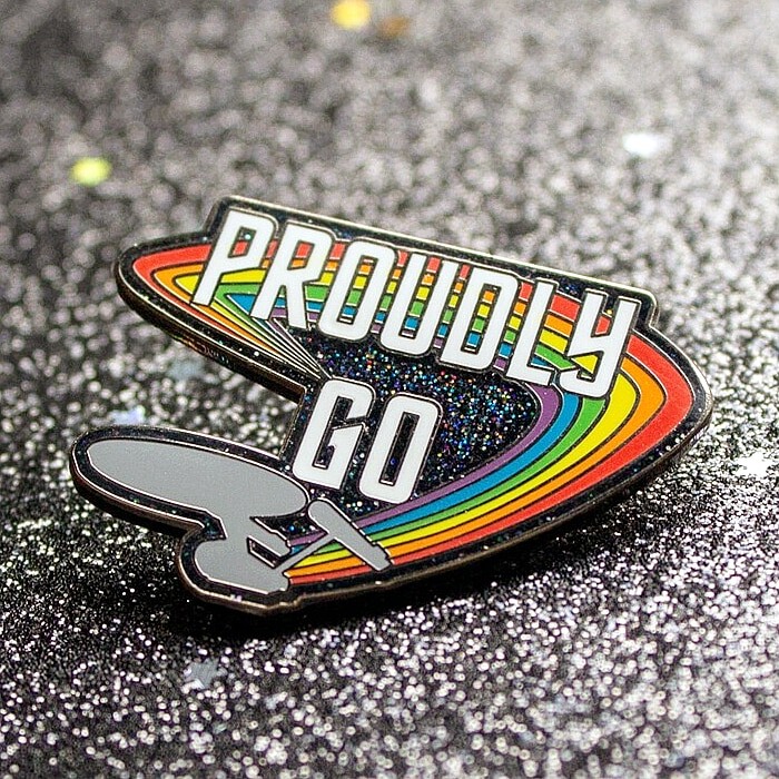 Star Trek – broche en métal émaillé pour GAY, broche de fierté, Badges, broches de revers, vestes, accessoires de bijouterie à la mode