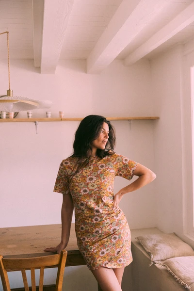 Mini robe drapée Matéo