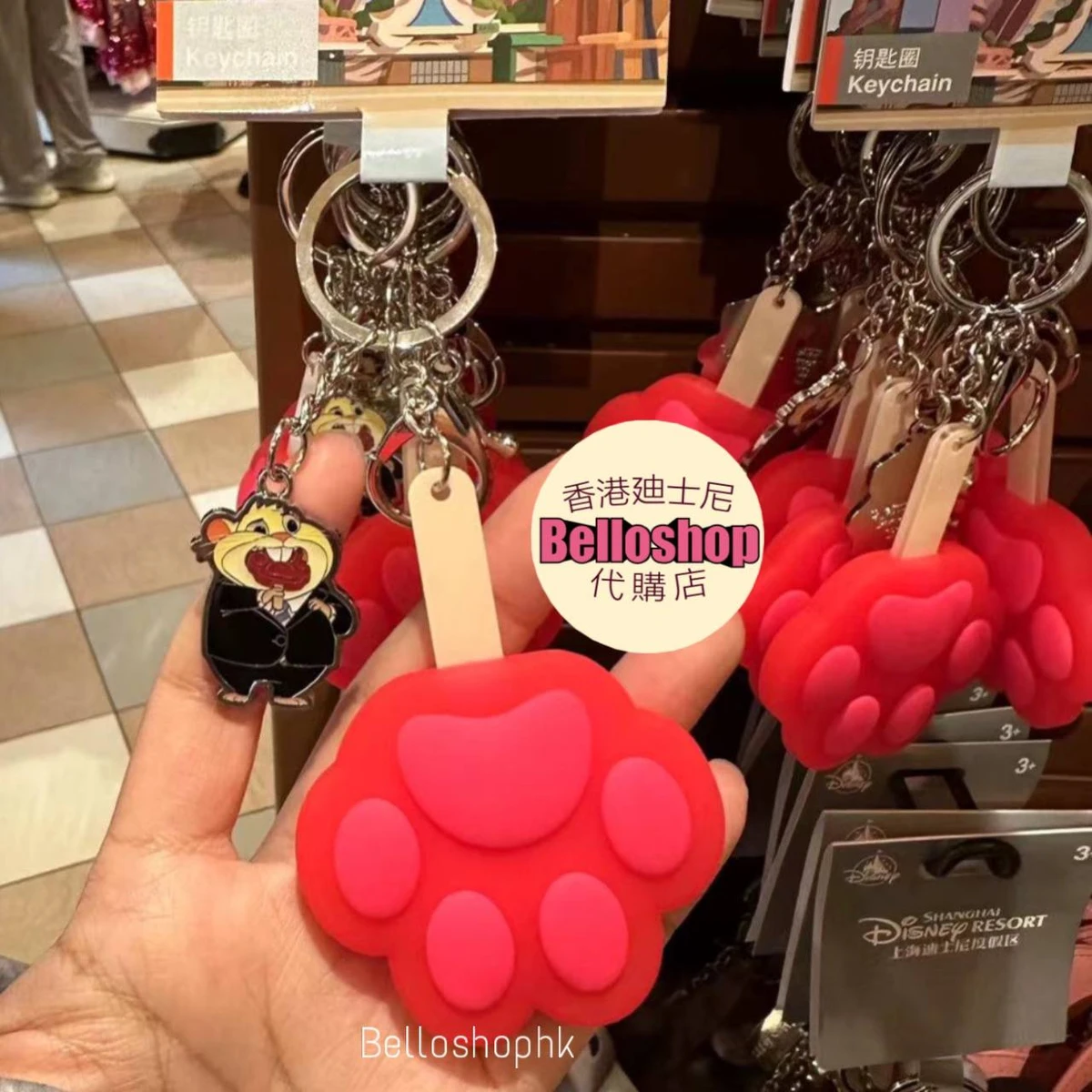 SHDR - Lemmings & Pawpsicles Keychain “Welcome to Zootopia”