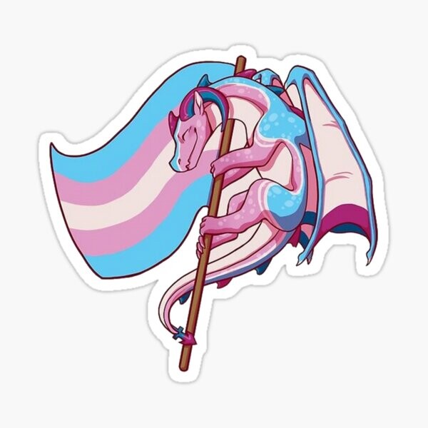 Dragon transgenre | Sticker