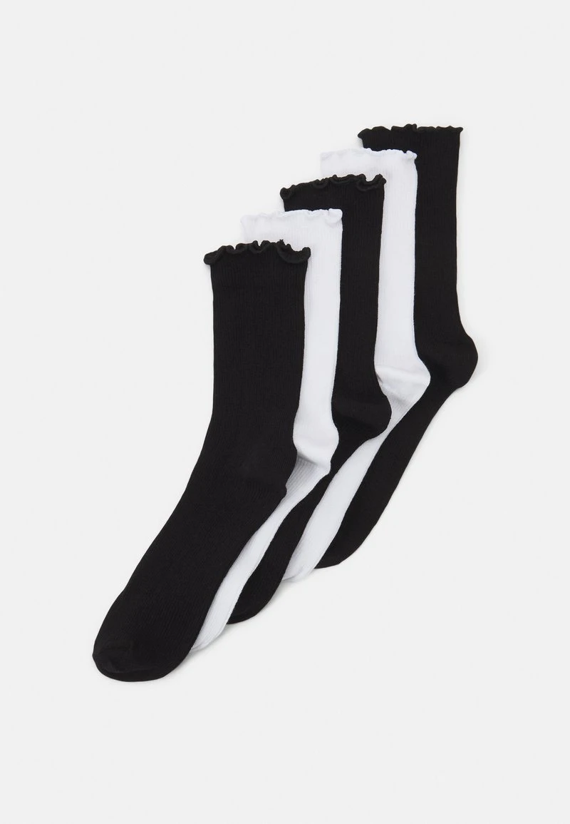 5 PACK - Chaussettes - black/whit