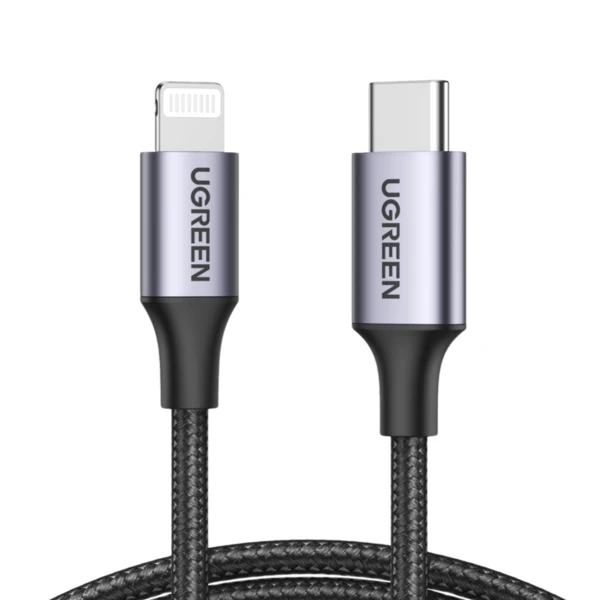 UGREEN Câble Lightning vers USB C MFi Certifié Nylon Tressé Chargeur iPhone Rapide