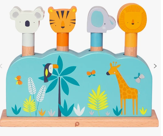 Jeu pop up - crazy jungle