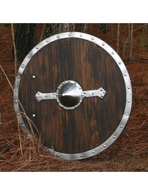 Bouclier Viking - Guerriere au bouclier