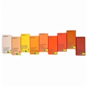 Coffret mini tablettes chocolat noir bio