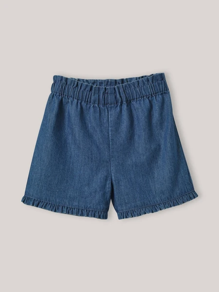 Short en denim light bébé