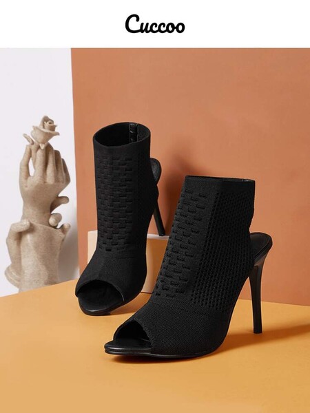 Cuccoo Escarpins à talons aiguilles à bride arrière à bout pointu