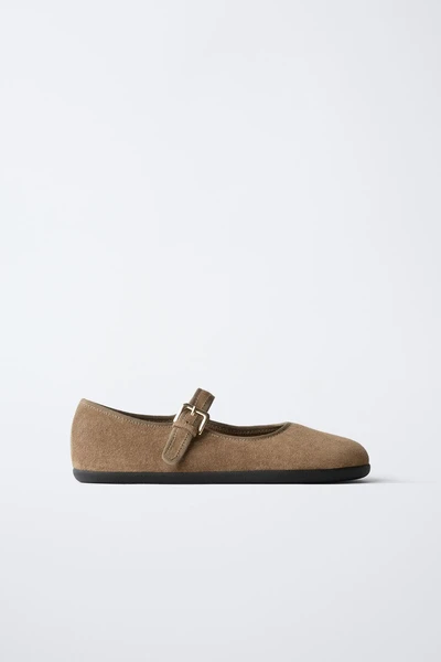 BALLERINES EN CUIR BAREFOOT