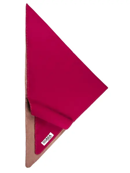 Pink cashmere headscarf