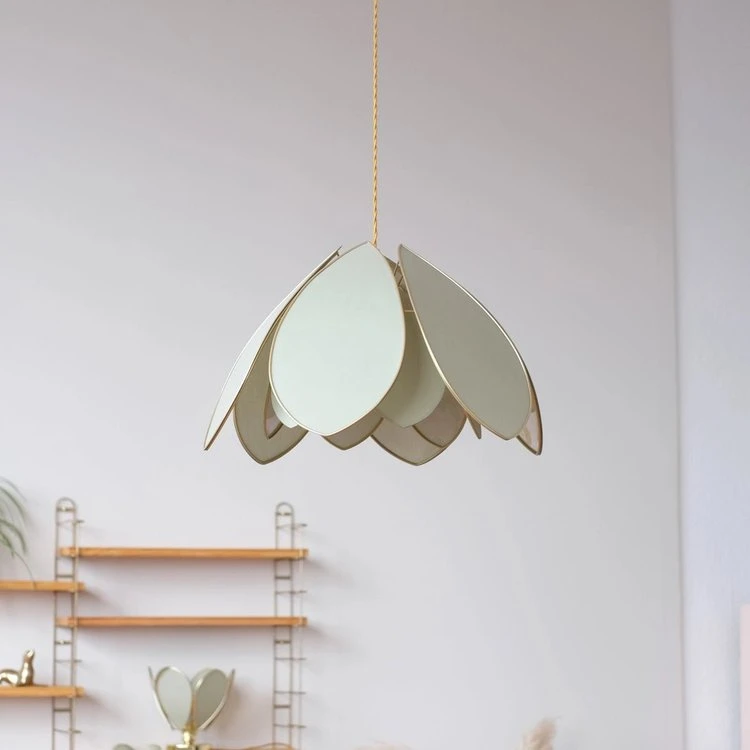 Suspension Fleur Double - Eucalyptus