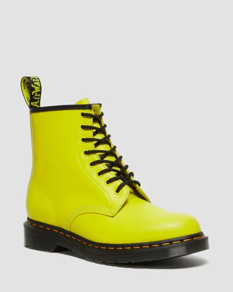 DR MARTENS Boots 1460 en cuir Smooth &agrave; lacets
