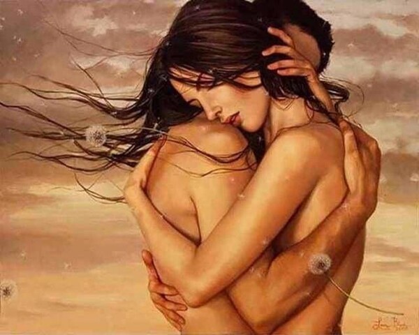 Peinture par numéros - Couple Enlacé– Figured'Art