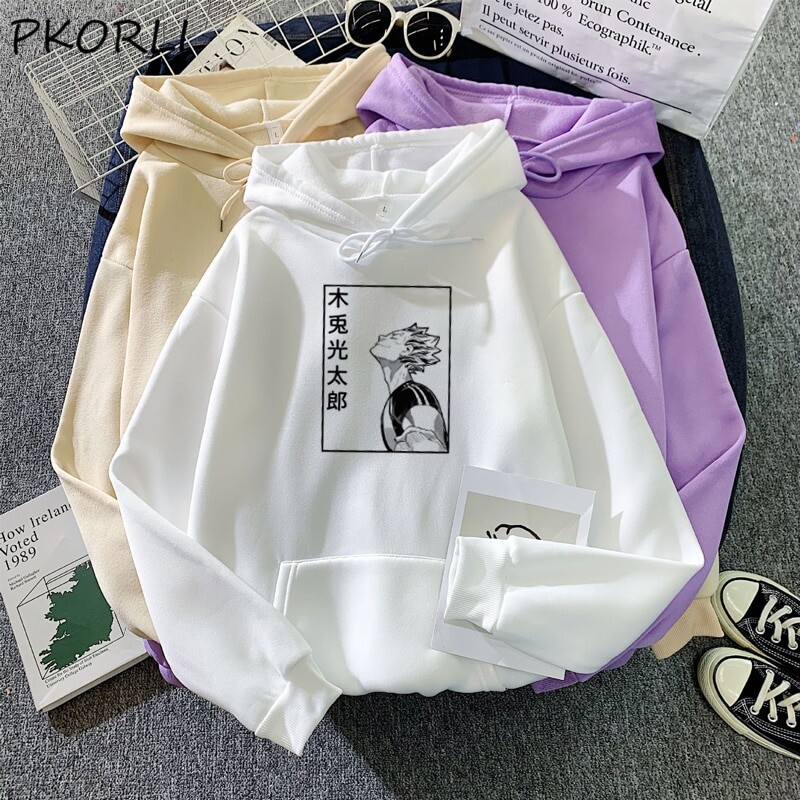 white / cream bokuto hoodie