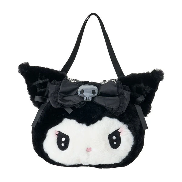 Kuromi Plush Tote Bag (Midnight Melokuro Series)
