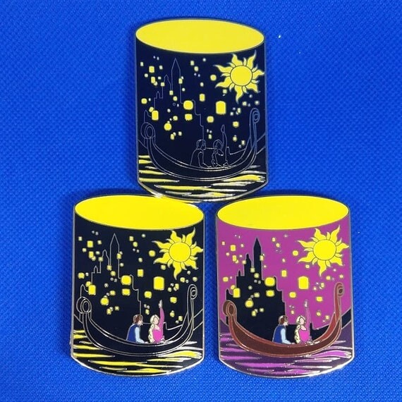 Je vois la lumière GITD émail Pin