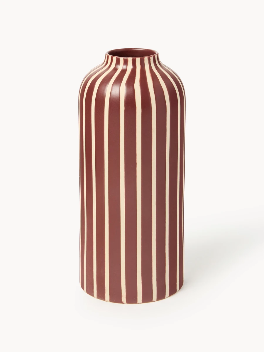Vase peint à la main Elio, haut. 23 cm