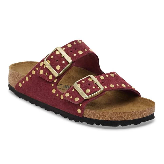 Arizona Rivet Suede Leather