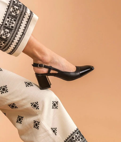 Escarpin slingback Denitsa noir