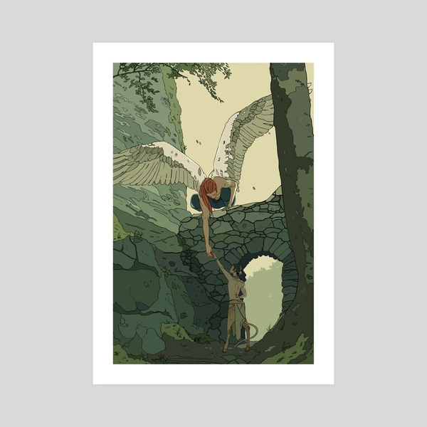 Angel And Fawn by Cassandra Jean