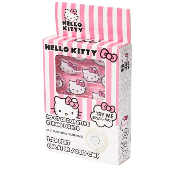 Hello Kitty Pink Bow 20ct LED String Lights