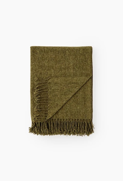 Plaid chenille, 130x170cm, 100% polyester recyclé