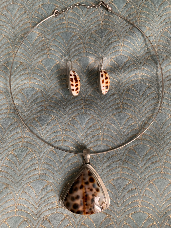 Parure argent et nacre