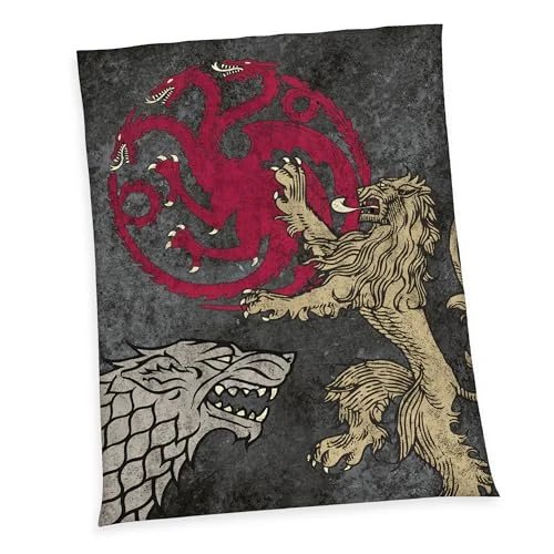 Herding Couverture moelleuse Game of Thrones Wellsoft, 150x200 cm, 100% polyester, Wellsoft