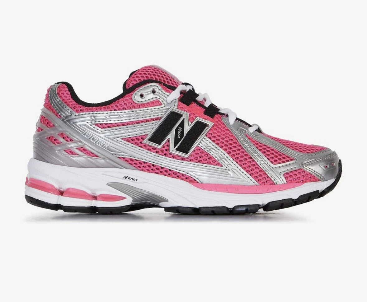 NEW BALANCE 1906 SNEAKERS FEMME - ROSE/ARGENTE - LACETS | Courir.com