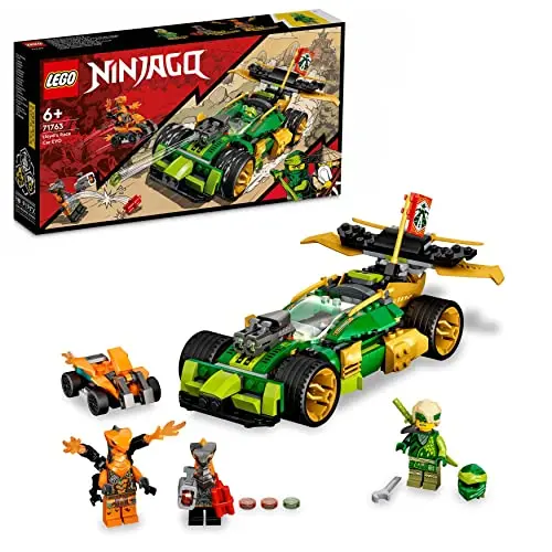 Lego 71763 Ninjago L’Évolution Voiture De Course de Lloyd