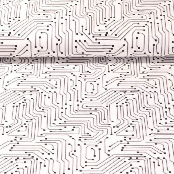 Jersey - Circuit imprimé Blanc