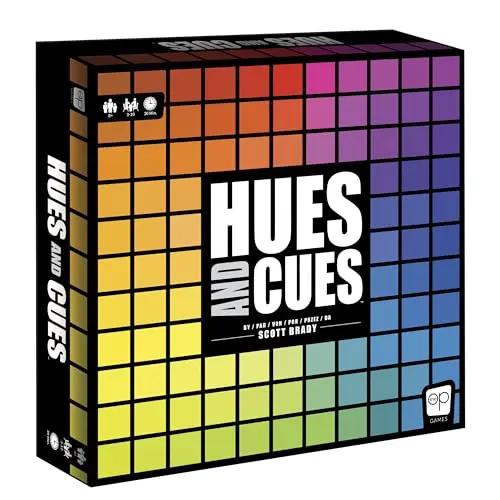 Hues and Cues - Un Jeu Dynamique de Communication Colorée - Jeux De Société -The OP USAopoly - De 8 Ans - 3 à 6 Joueurs - Règles en français