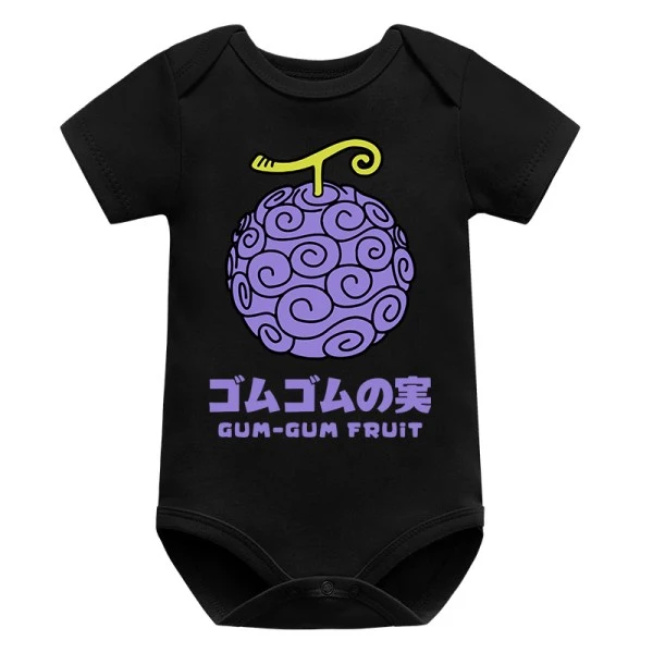 Gum Gum Fruit Onesie Anime Babies Bodysuit