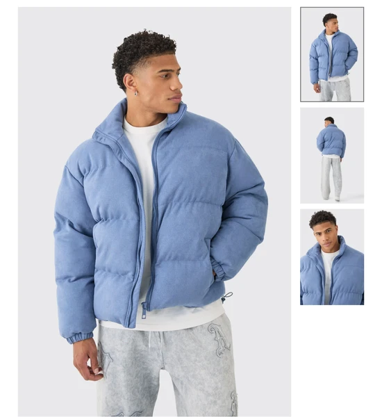 Doudoune en synthétique à col montant