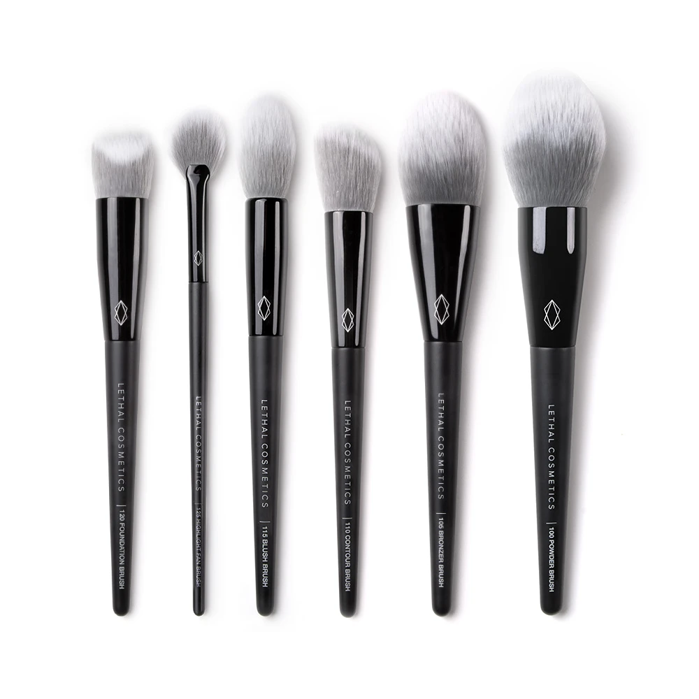 6 Piece Vegan Face Brush Bundle