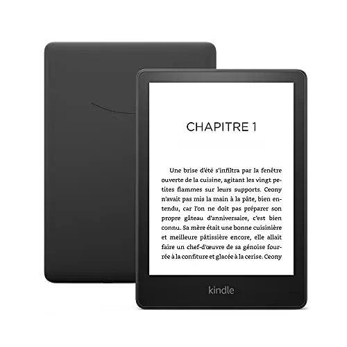 Kindle Paperwhite (16 Go) | Désormais doté d'un écran 6,8" et d'un éclairage chaud réglable | Avec publicités