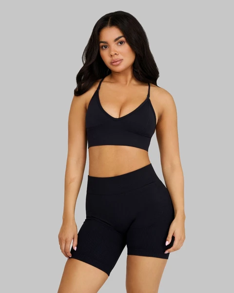 Brassière de sport noire