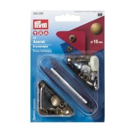 Boutons pression pour anorak 15 mm