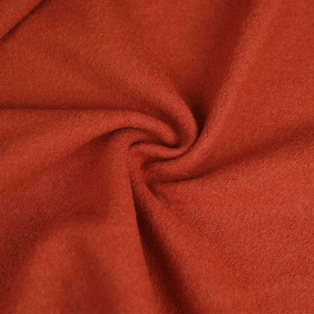 Tissu 100% laine Wolly - Chili | Tissu pour couture de manteau chaud et coloré