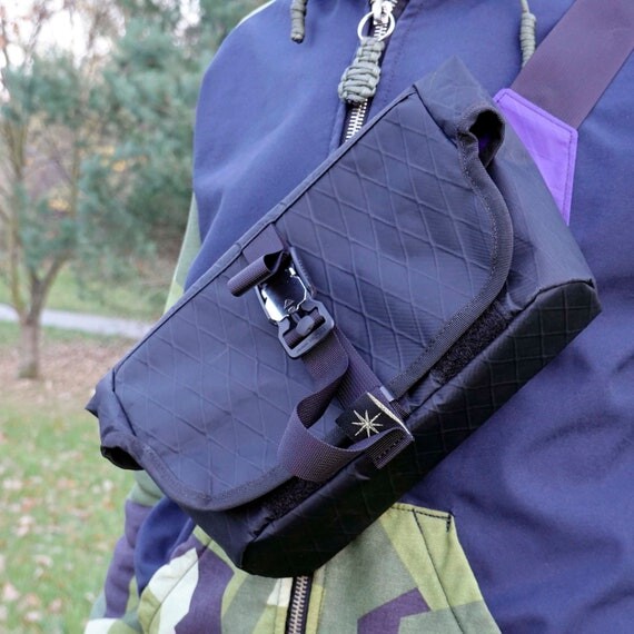 EVERYDAY BAG 2.0 , Roll Top Messenger Bag with AustriAlpin Cobra® & Fidlock® Buckle // Techwear Sling Bag // X-PAC™ VX21