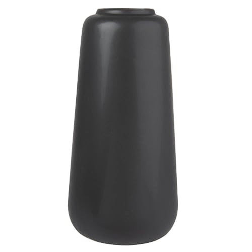Vase noir mat H28