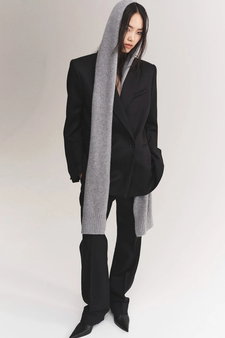 Écharpe à capuche en cachemire