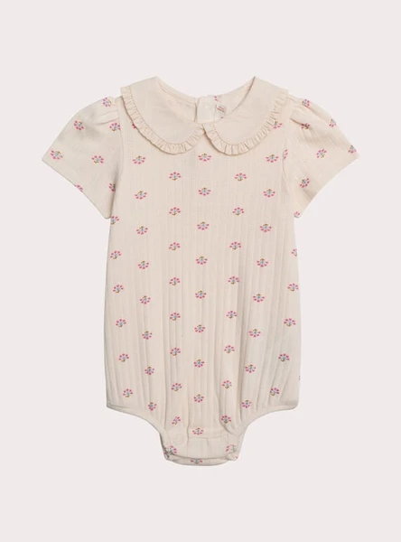 Body fleurs pour bébé fille